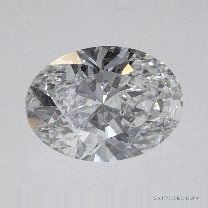 1.02 ct lab-grown diamond, oval cut | Sapphire Row · cut6