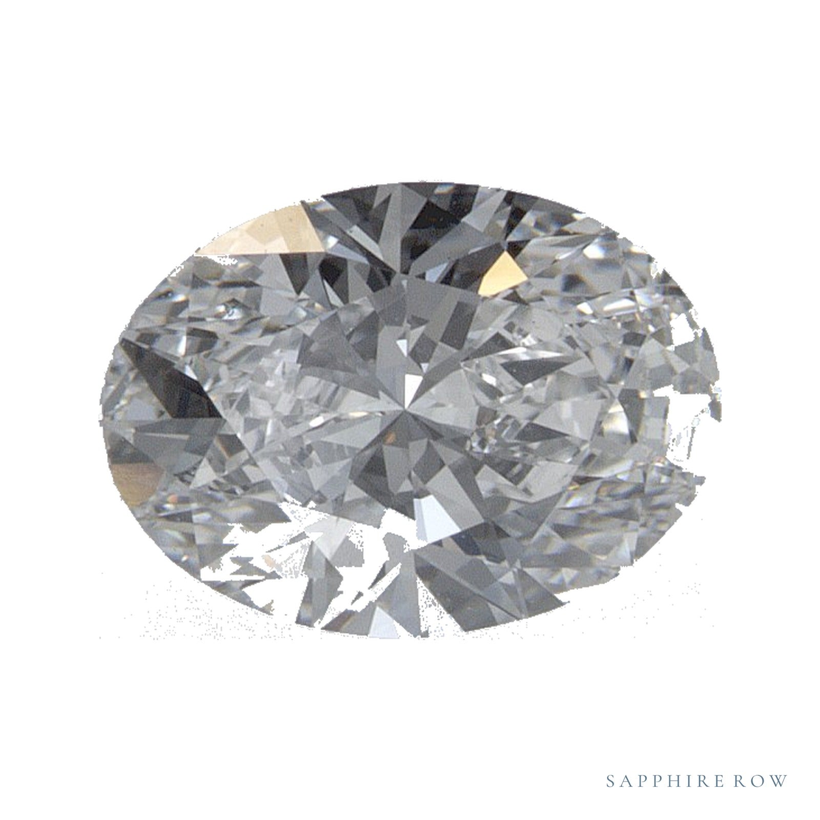 1.02 ct lab-grown diamond, oval cut | Sapphire Row · cut4
