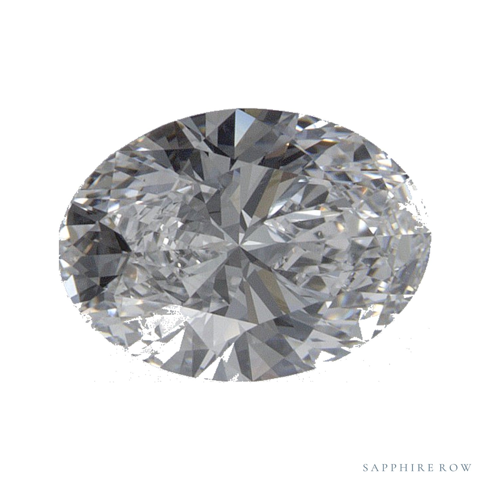 1.02 ct lab-grown diamond, oval cut | Sapphire Row · cut4