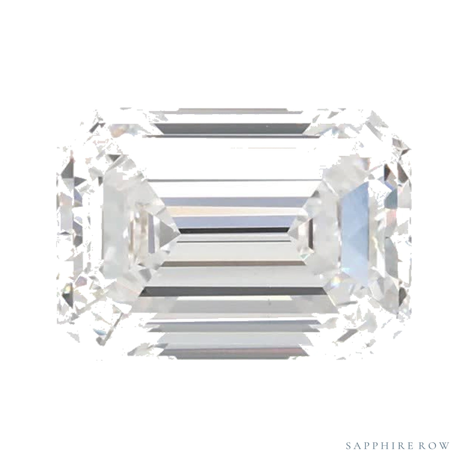 1.02 ct lab-grown diamond, emerald cut | Sapphire Row · cut4