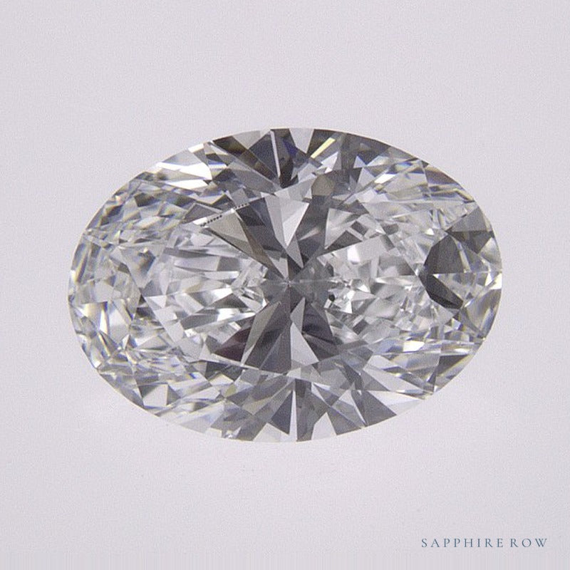 1.02 ct lab-grown diamond, oval cut | Sapphire Row · cut6