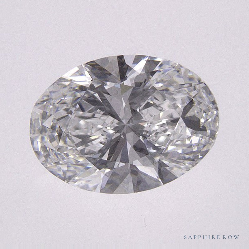 1.02 ct lab-grown diamond, oval cut | Sapphire Row · cut6