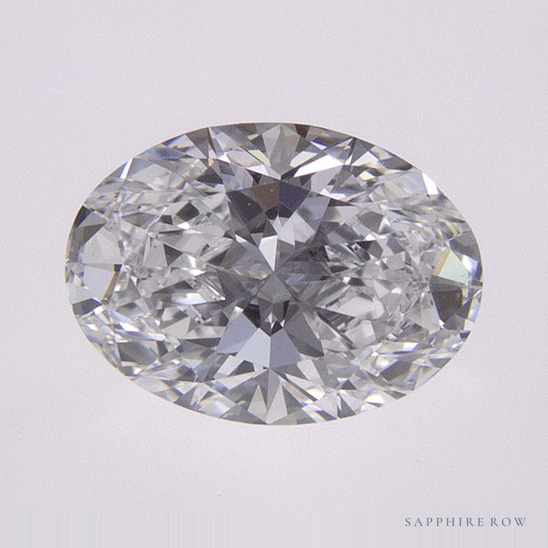 1.02 ct lab-grown diamond, oval cut | Sapphire Row · cut6