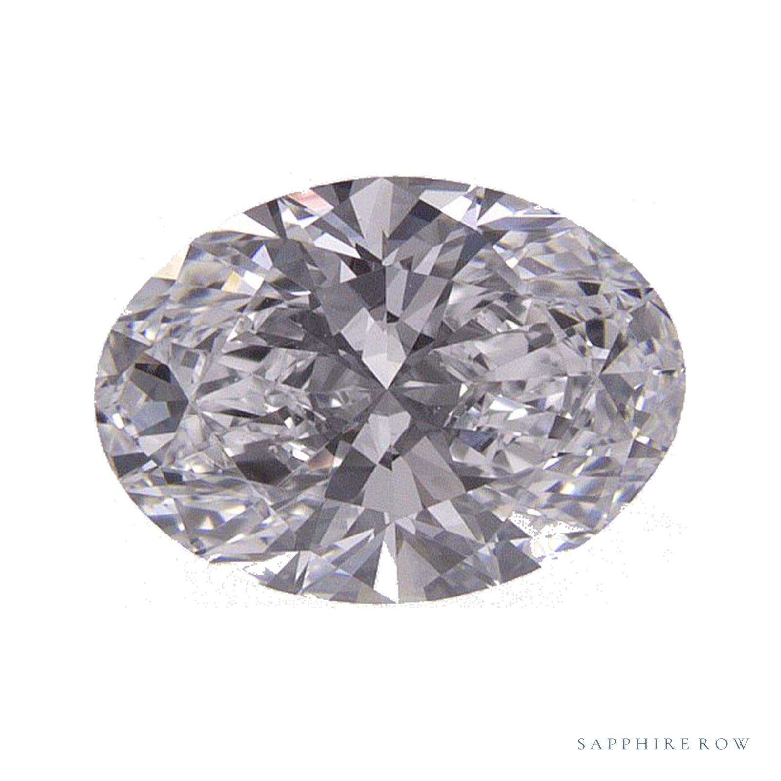 1.02 ct lab-grown diamond, oval cut | Sapphire Row · cut4