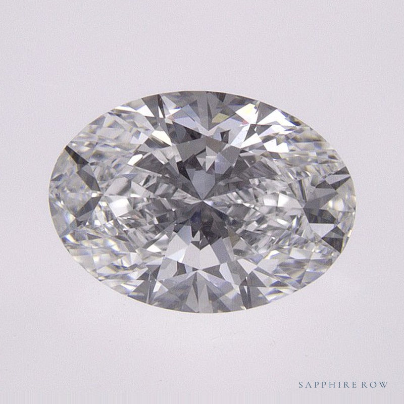 1.02 ct lab-grown diamond, oval cut | Sapphire Row · cut6
