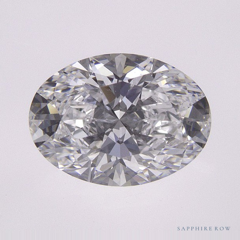 1.02 ct lab-grown diamond, oval cut | Sapphire Row · cut6