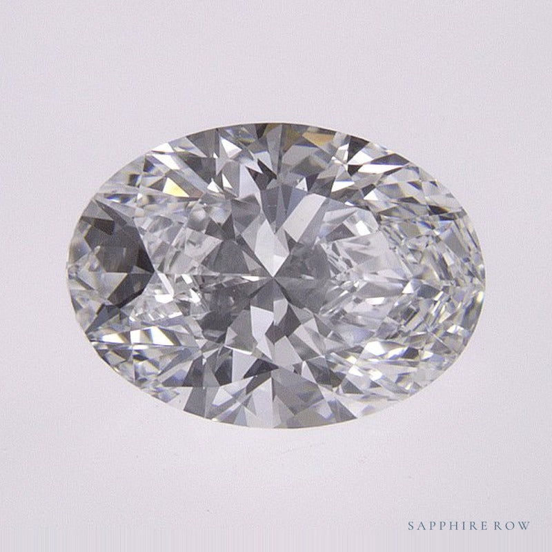 1.02 ct lab-grown diamond, oval cut | Sapphire Row · cut6