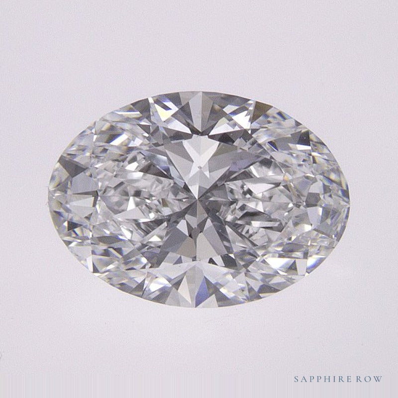 1.02 ct lab-grown diamond, oval cut | Sapphire Row · cut6
