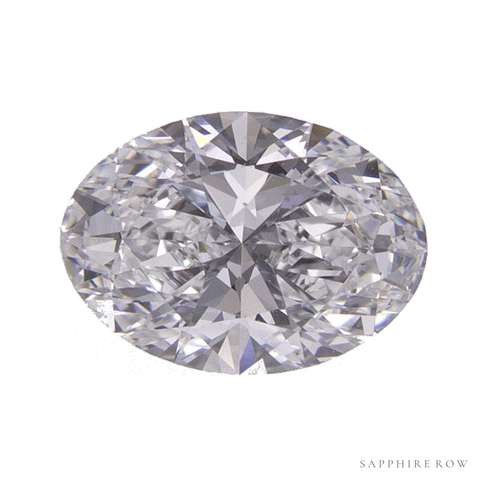 1.02 ct Oval Lab-Grown Diamond – D VVS1 — Sapphire Row · cut · cut3 · cut4