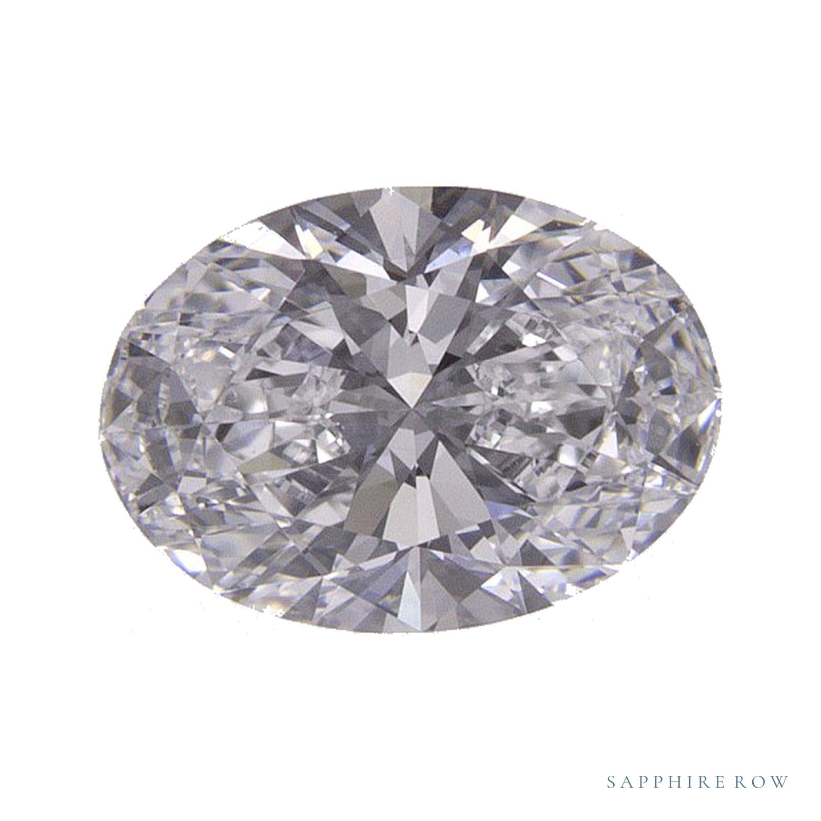 1.02 ct Oval Lab-Grown Diamond – D VVS2 — Sapphire Row · cut · cut3 · cut4