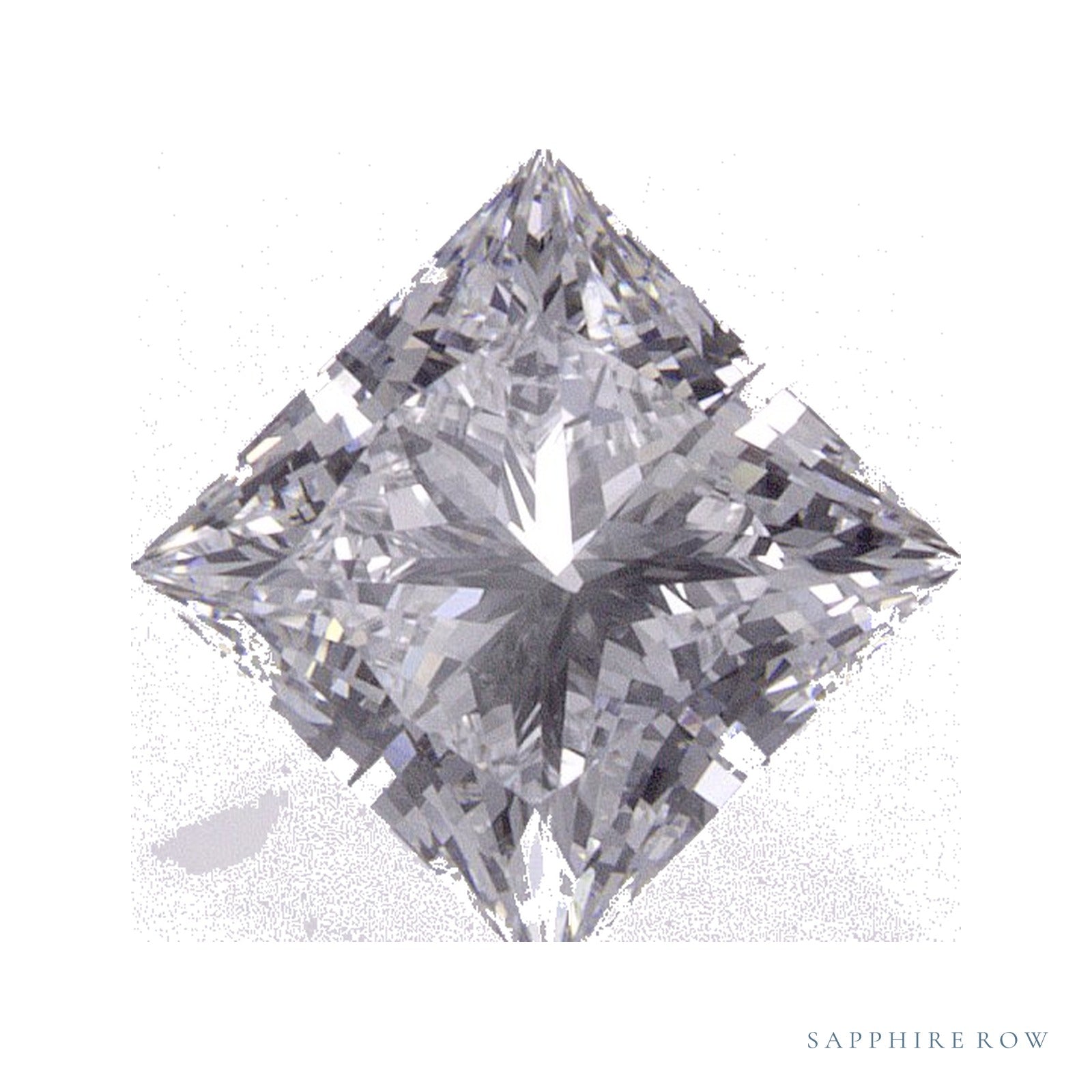 1.02 ct Square Lab-Grown Diamond – D IF — Sapphire Row · cut · cut3 · cut4