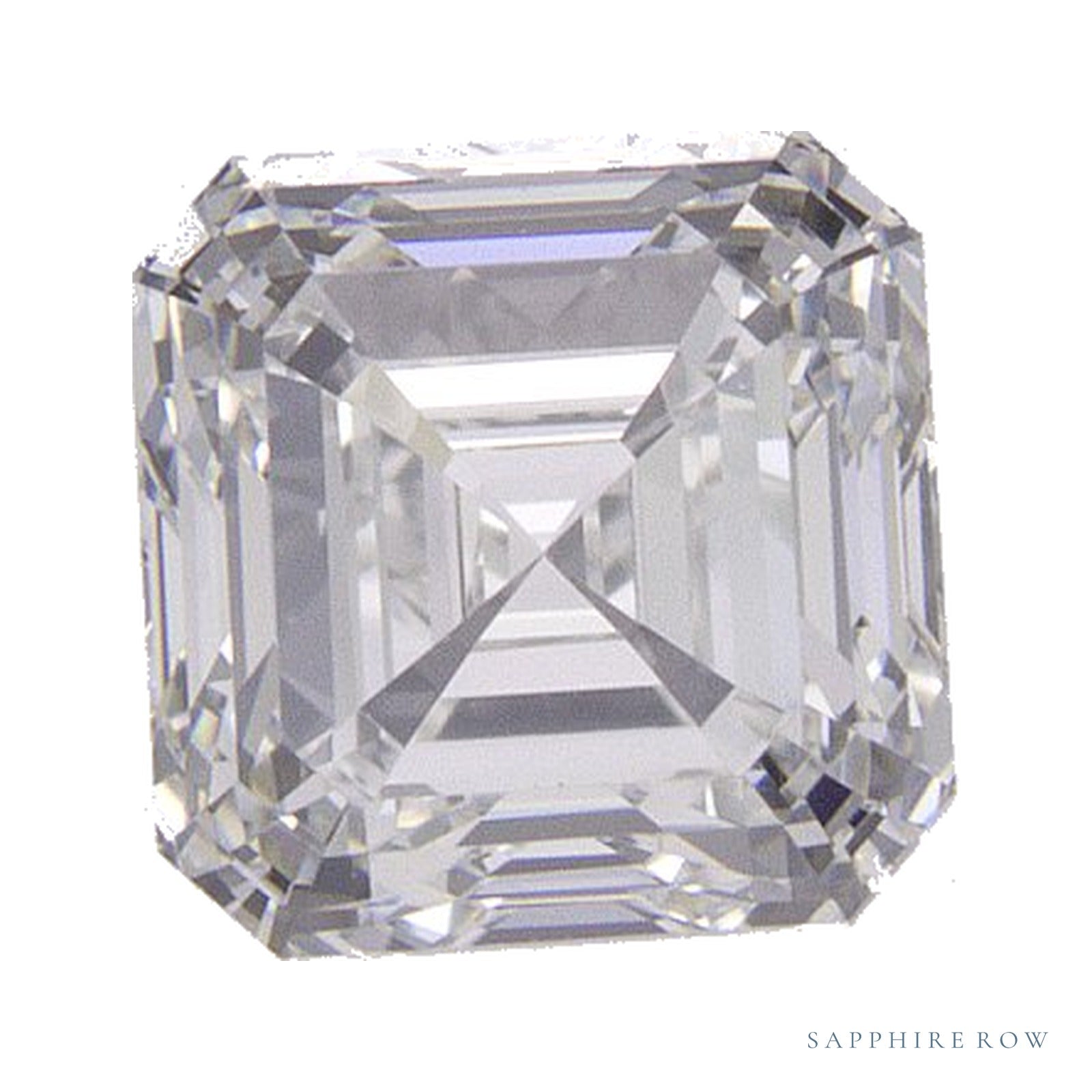 1.01 ct Asscher Natural Diamond – I VS2 — Sapphire Row · cut · cut3 · cut4