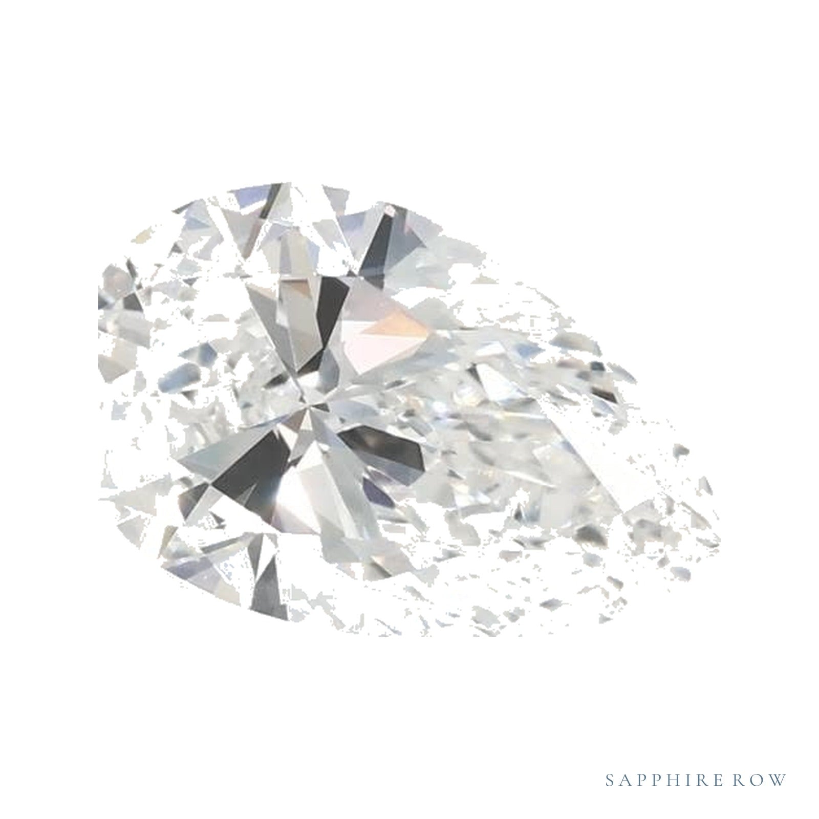1.01 ct Pear Lab-Grown Diamond – D VVS2 — Sapphire Row · cut · cut3 · cut4