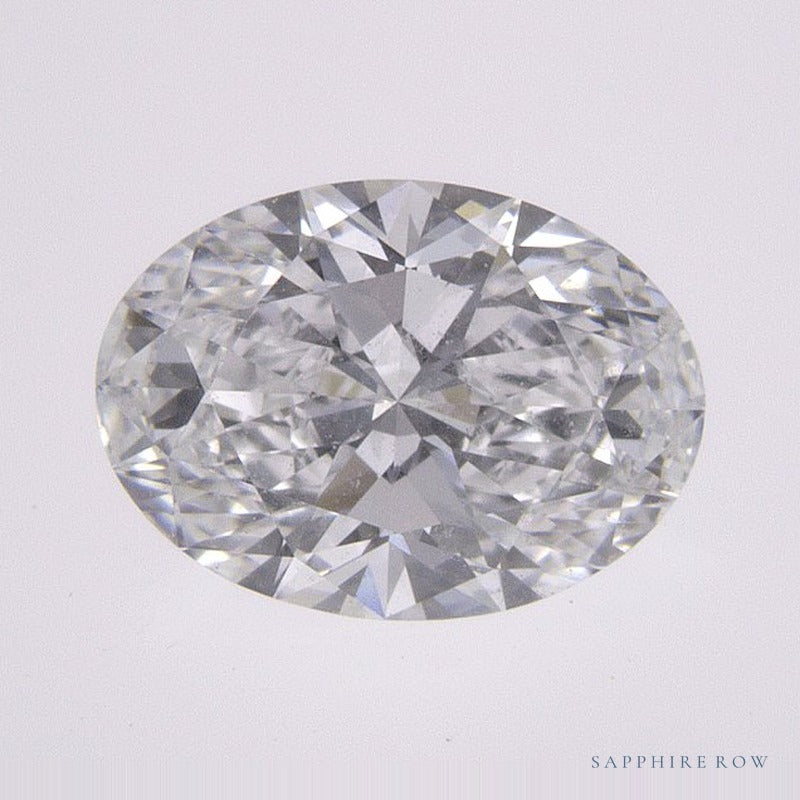 1.01 ct lab-grown diamond, oval cut | Sapphire Row · cut6