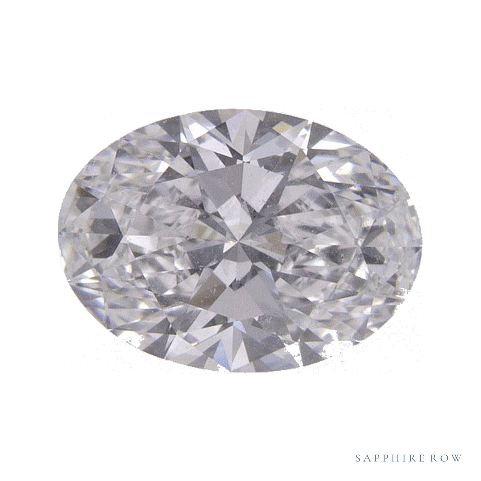 1.01 ct lab-grown diamond, oval cut | Sapphire Row · cut4