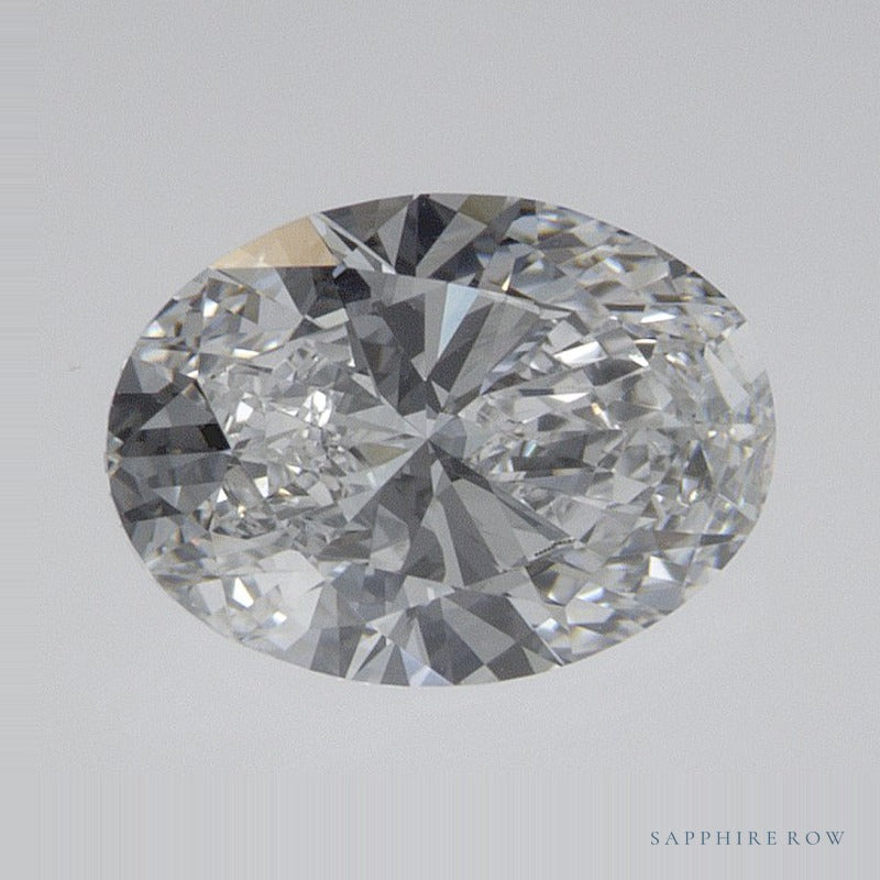 1.01 ct lab-grown diamond, oval cut | Sapphire Row · cut6