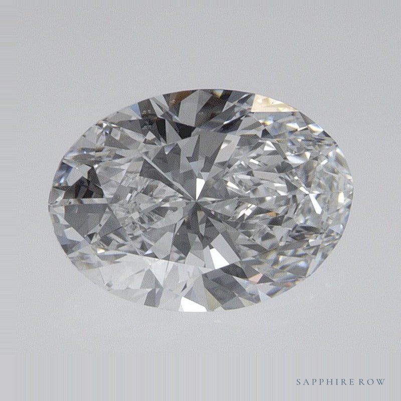 1.01 ct lab-grown diamond, oval cut | Sapphire Row · cut6