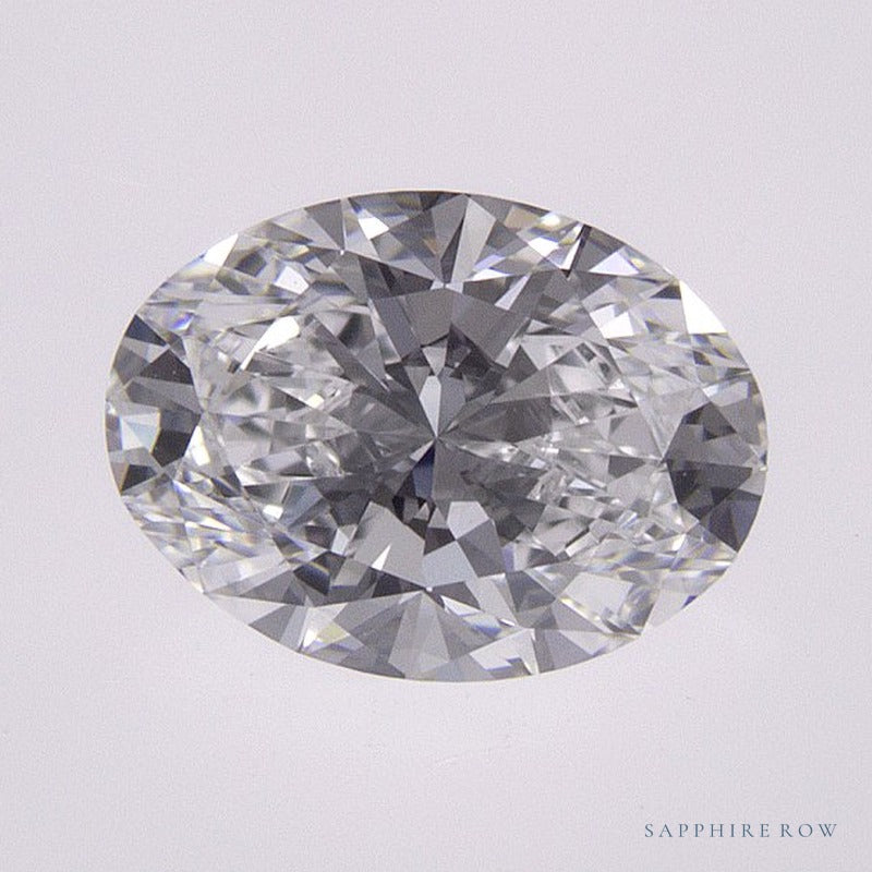 1.01 ct lab-grown diamond, oval cut | Sapphire Row · cut6