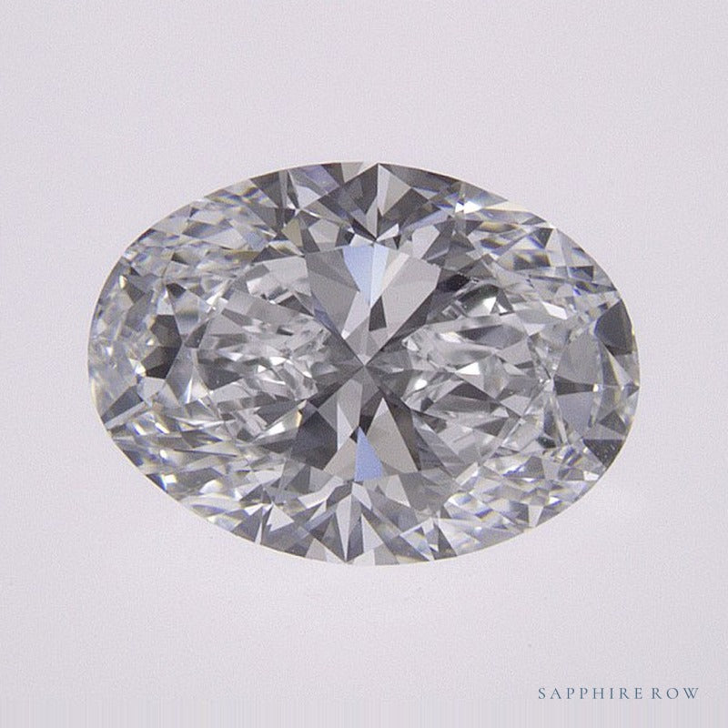 1.01 ct lab-grown diamond, oval cut | Sapphire Row · cut6