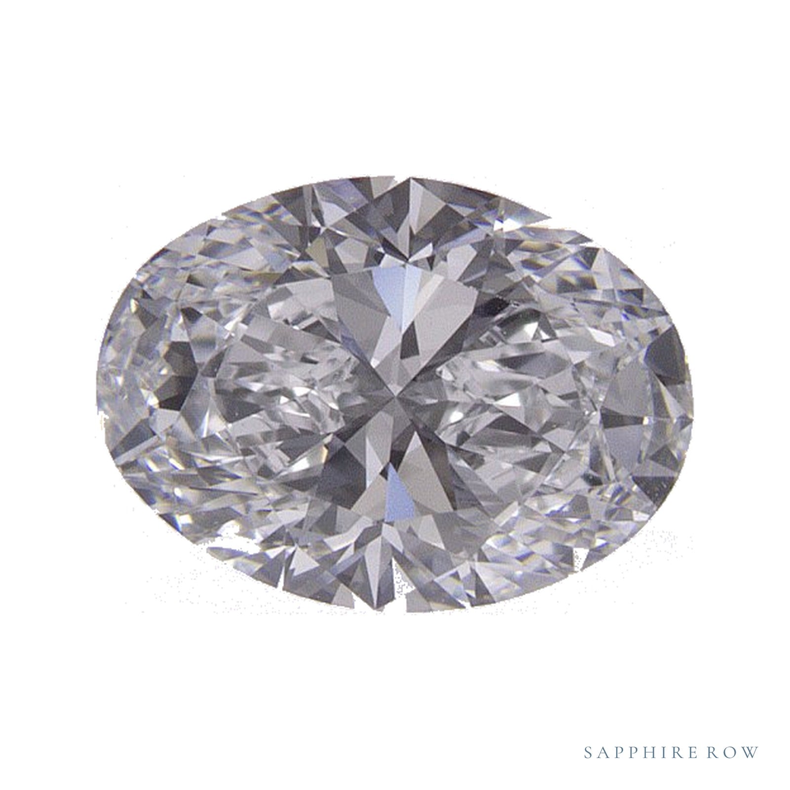 1.01 ct lab-grown diamond, oval cut | Sapphire Row · cut4