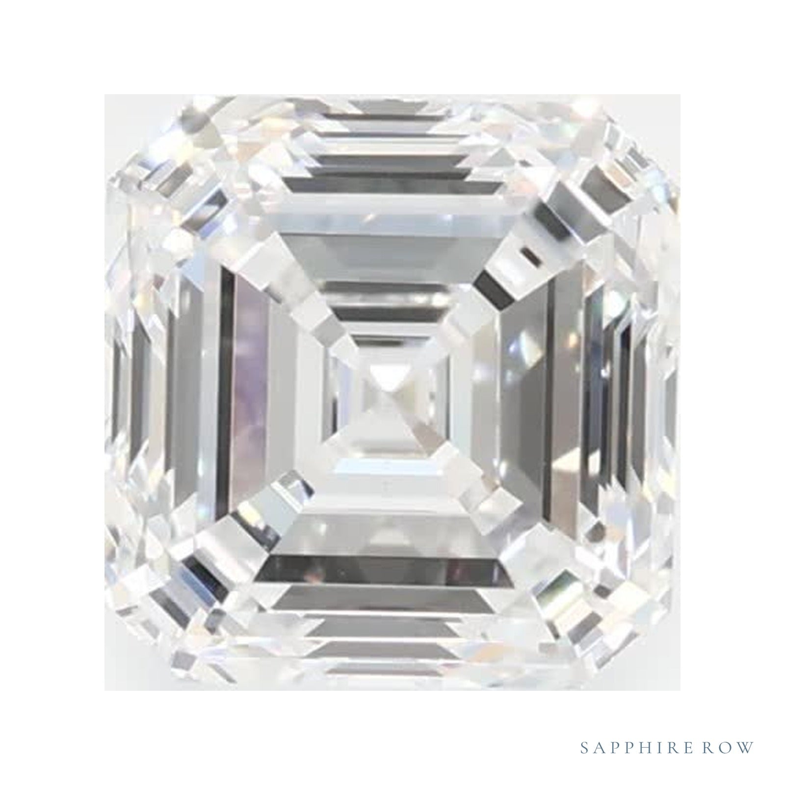 1.01 ct lab-grown diamond, asscher cut | Sapphire Row · cut4