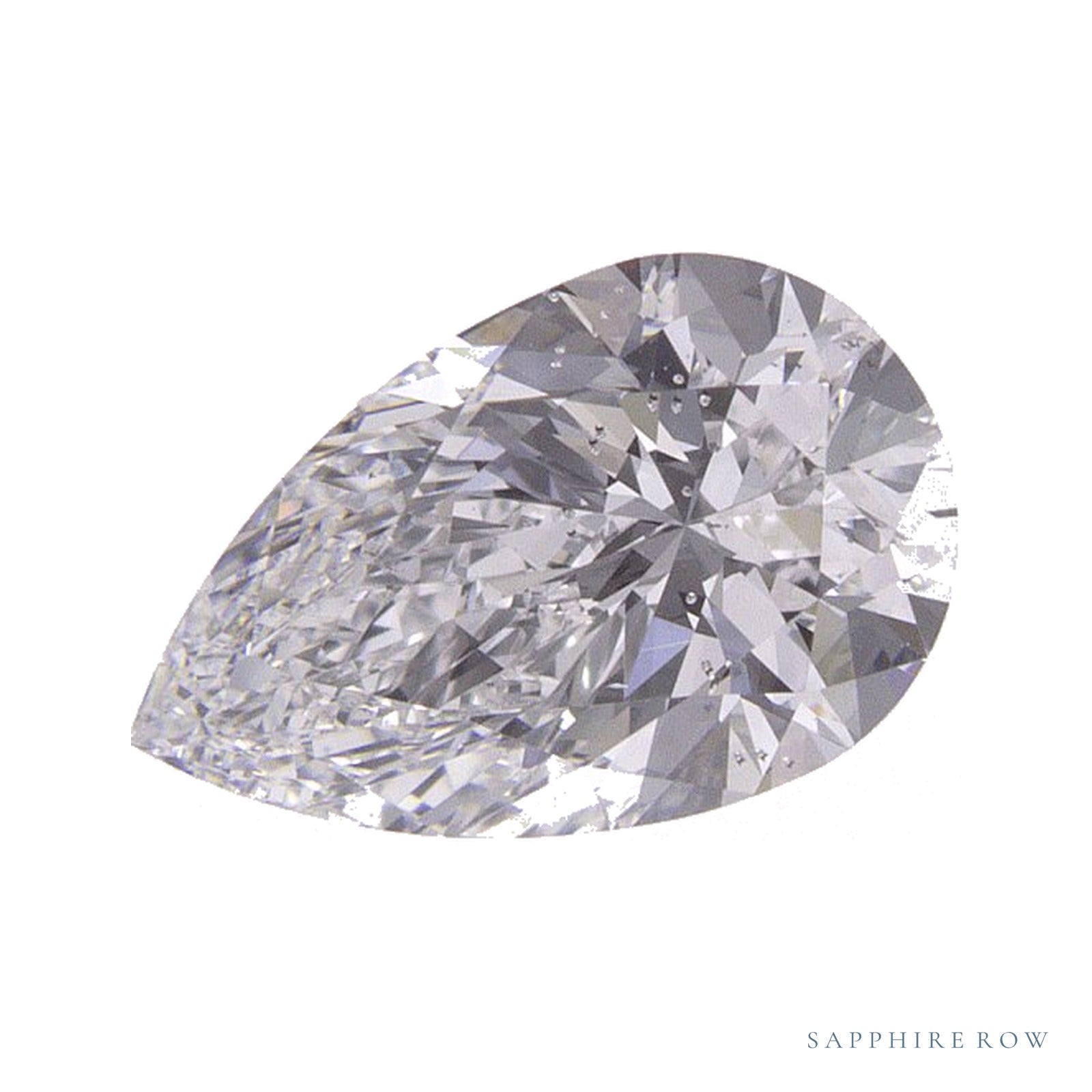 1.00 ct natural diamond, pear cut | Sapphire Row · cut4