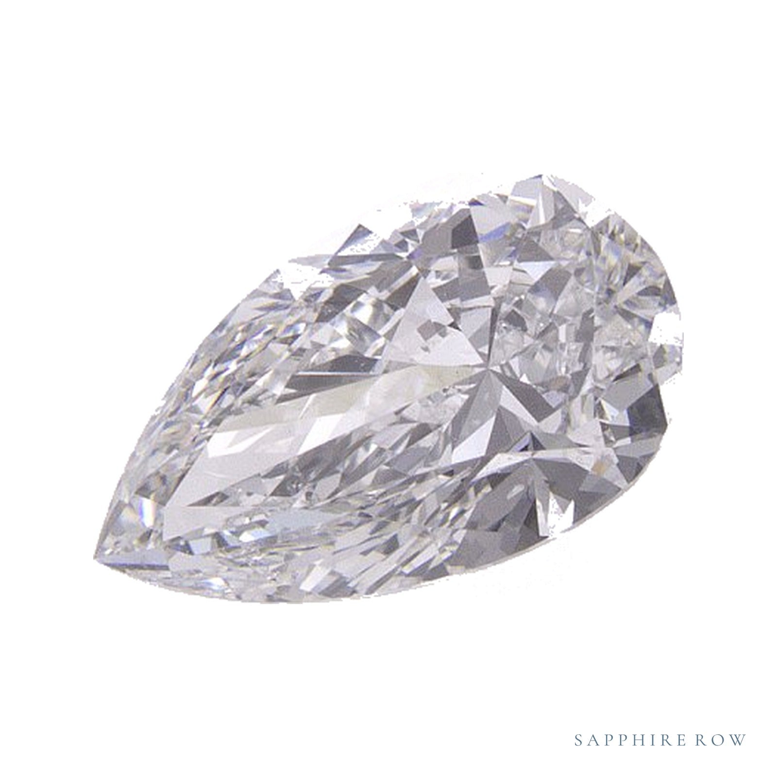 1.00 ct Pear Natural Diamond – E SI1 — Sapphire Row · cut · cut3 · cut4
