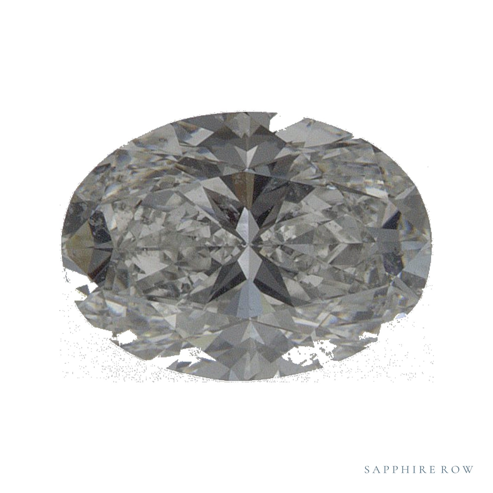1.00 ct natural diamond, oval cut | Sapphire Row · cut4
