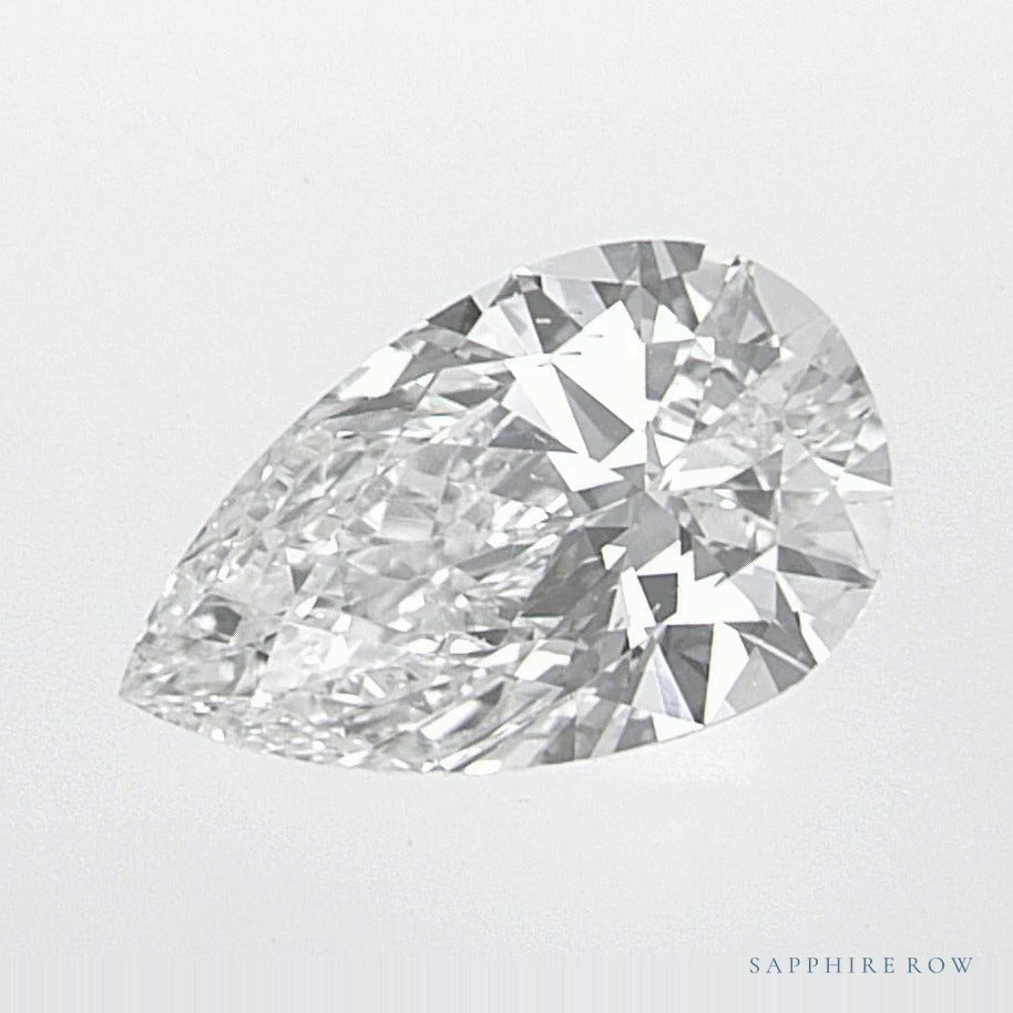 1.00 ct natural diamond, pear cut | Sapphire Row · cut7