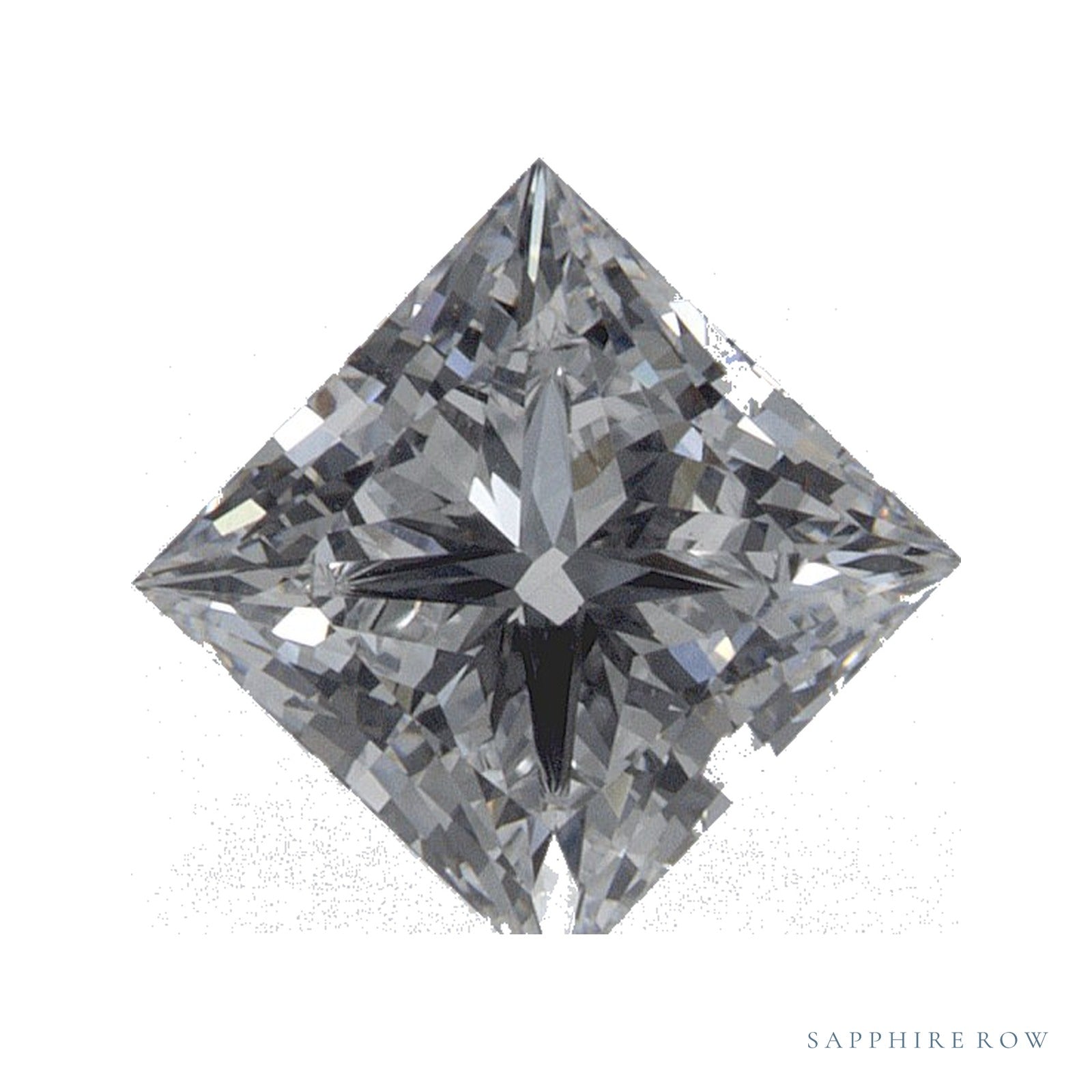 1.00 ct Square Lab-Grown Diamond – D IF — Sapphire Row · cut · cut3 · cut4