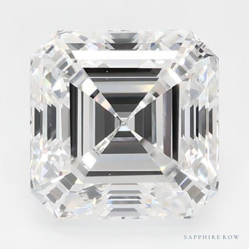 1.00 ct lab-grown diamond, asscher cut | Sapphire Row · cut7