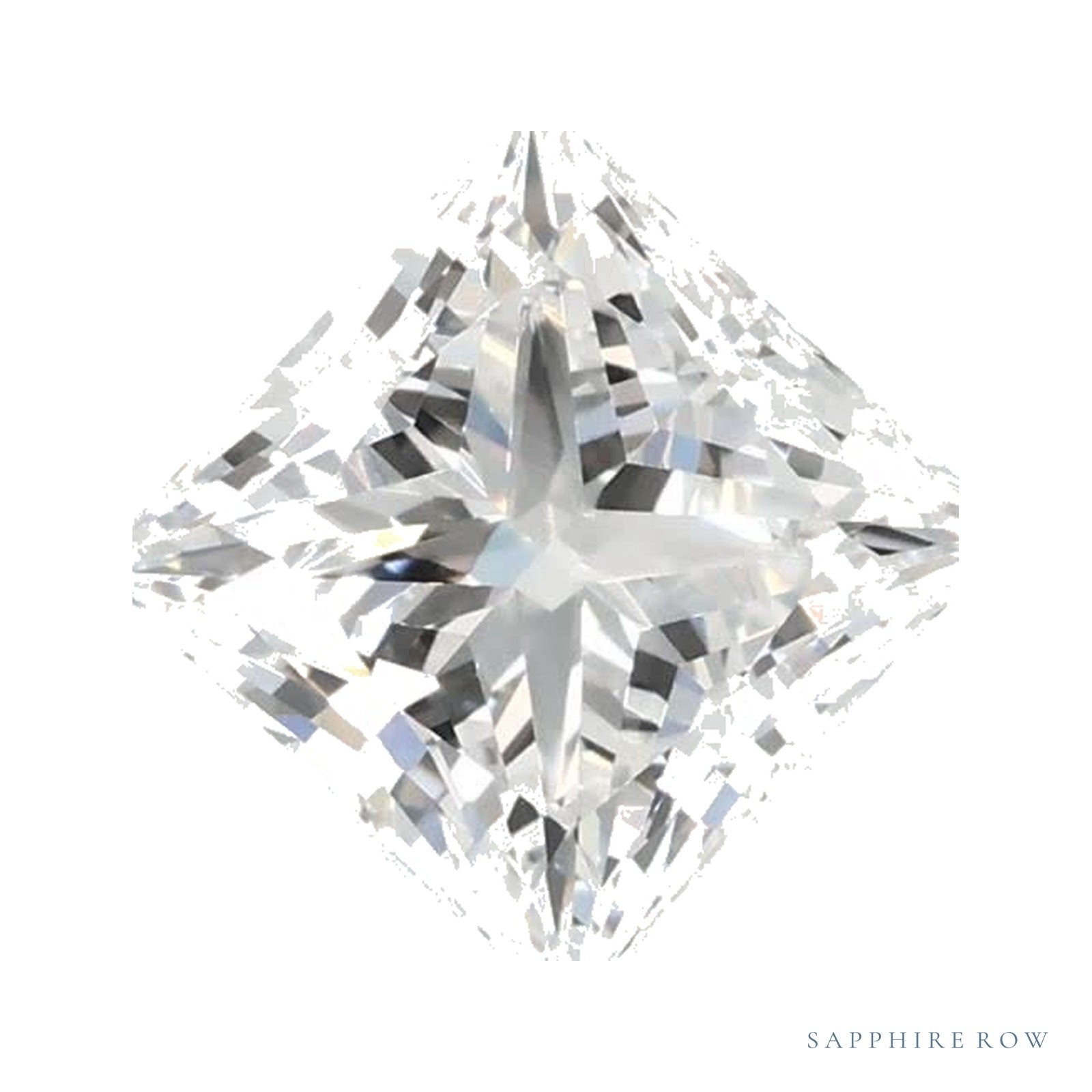 0.99 ct Square Lab-Grown Diamond – E VVS1 — Sapphire Row · cut · cut3 · cut4