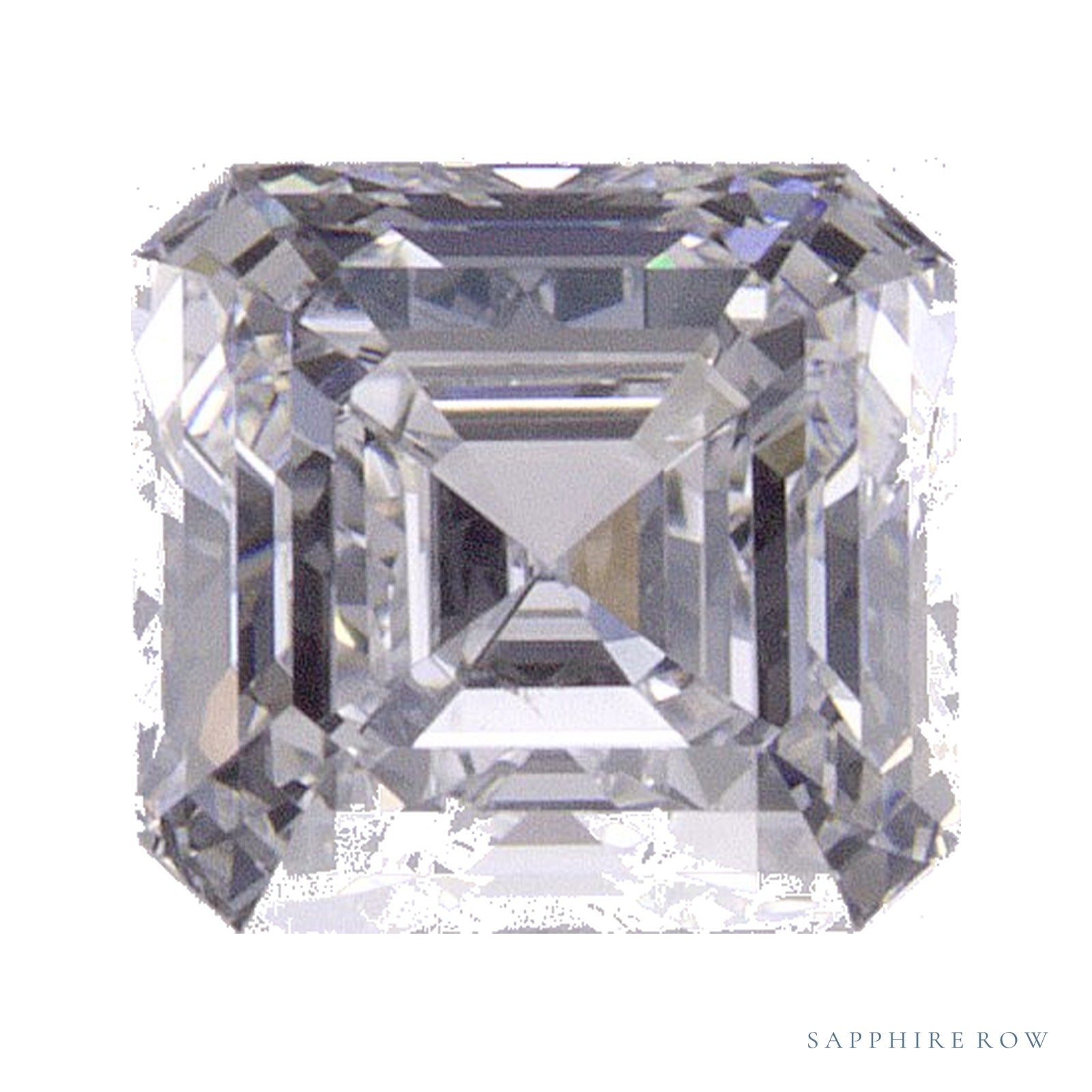 0.99 ct lab-grown diamond, asscher cut | Sapphire Row · cut4