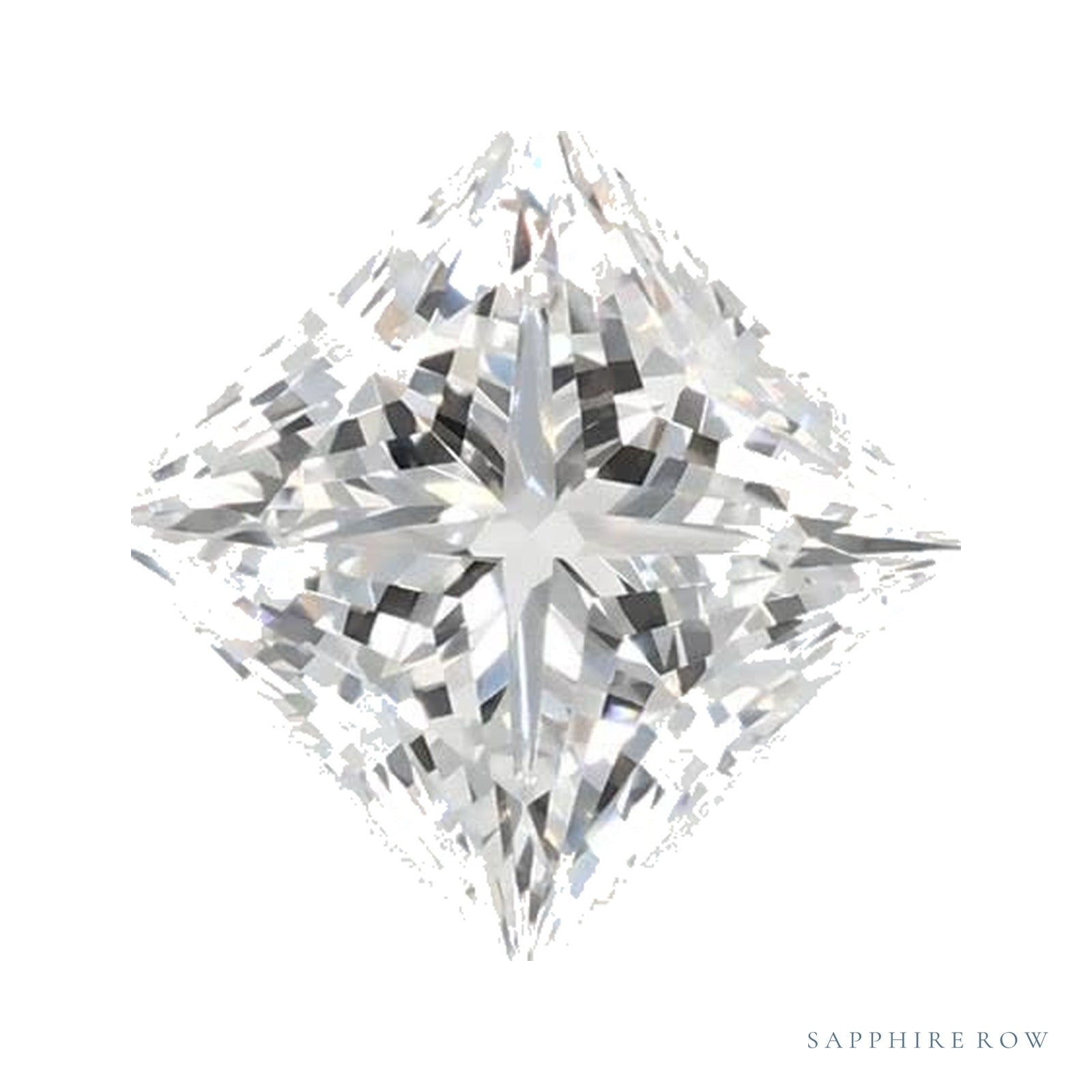0.99 ct Square Lab-Grown Diamond – D VVS2 — Sapphire Row · cut · cut3 · cut4