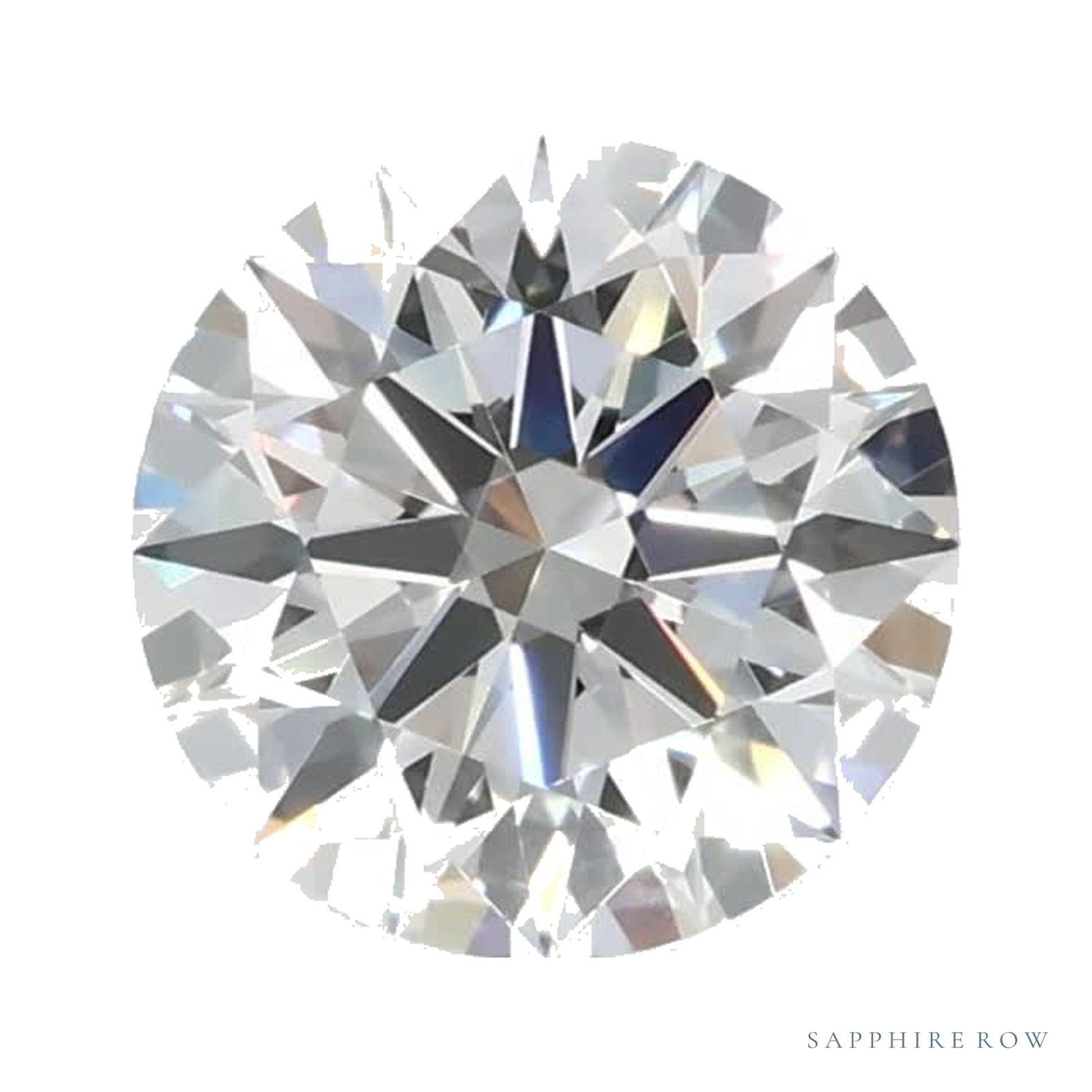0.99 ct lab-grown diamond, round cut | Sapphire Row · cut4