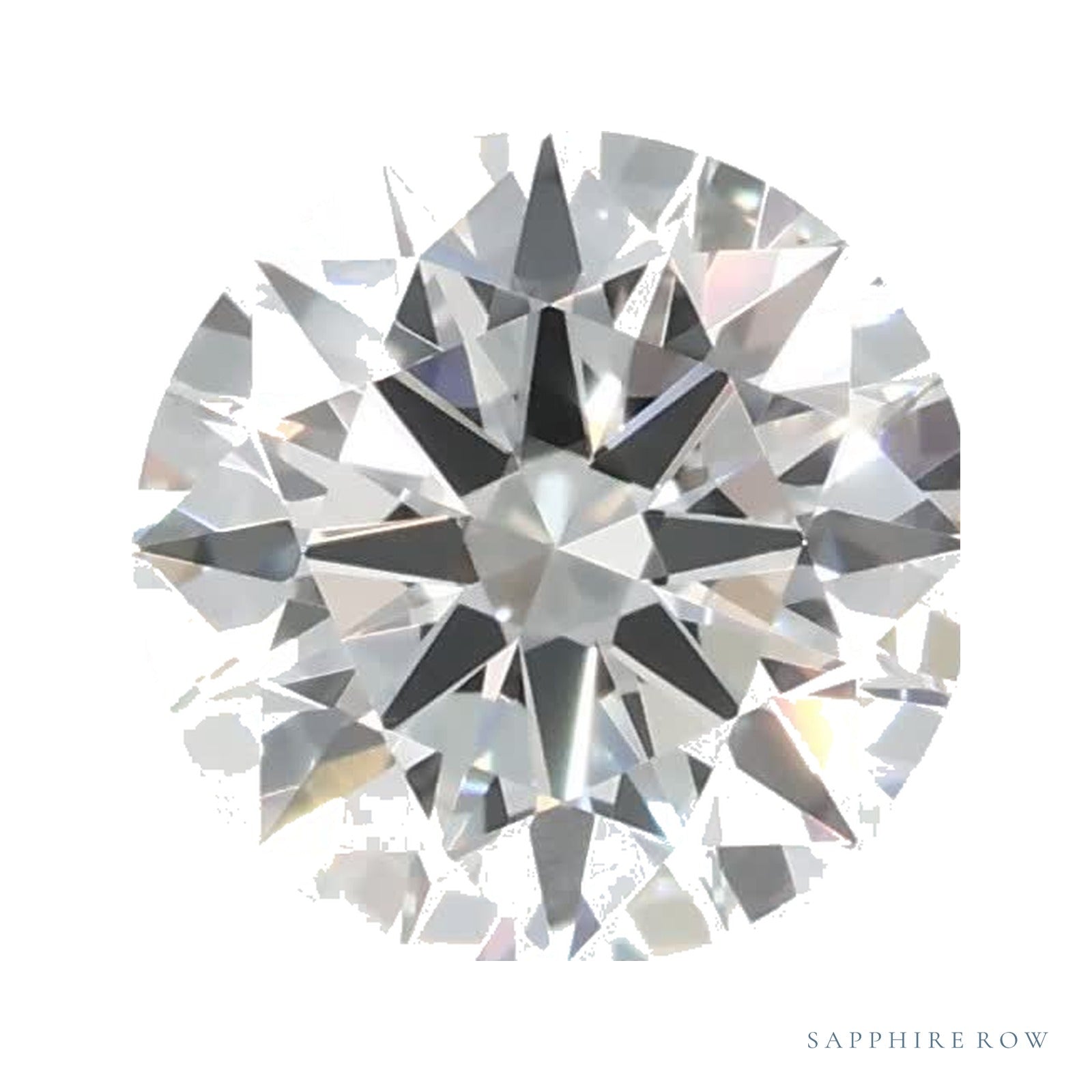 0.99 ct Round Lab-Grown Diamond – F VVS2 — Sapphire Row · cut · cut3 · cut4
