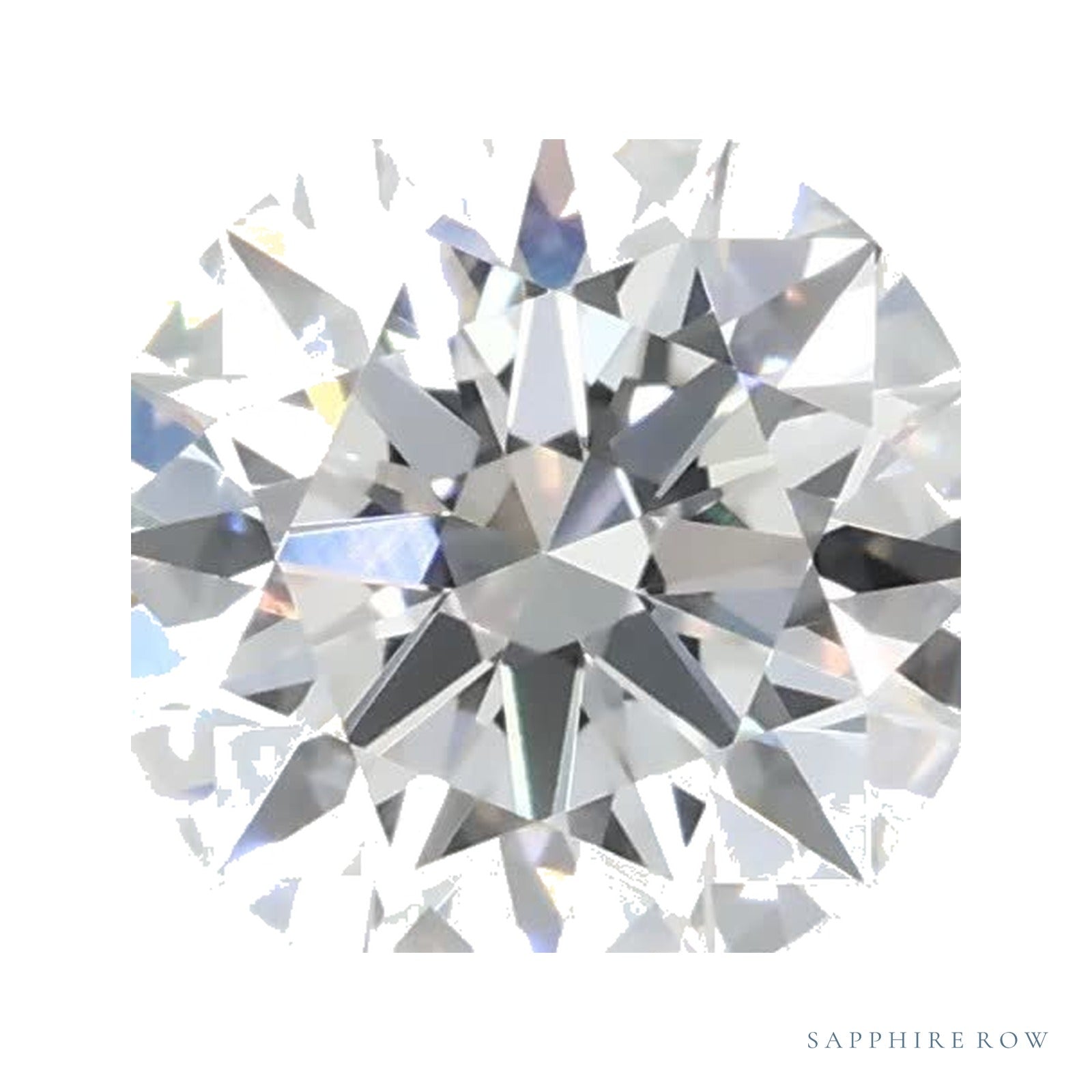 0.99 ct lab-grown diamond, round cut | Sapphire Row · cut4