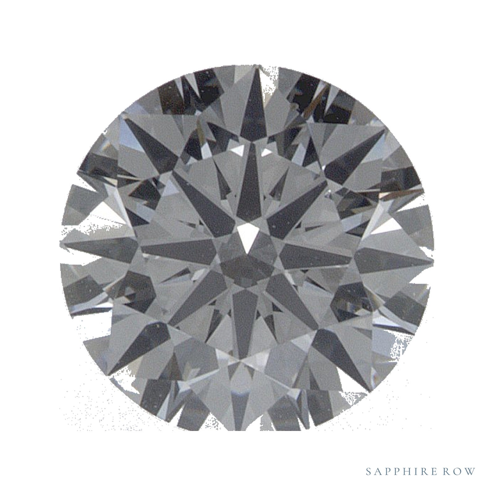 0.99 ct lab-grown diamond, round cut | Sapphire Row · cut4
