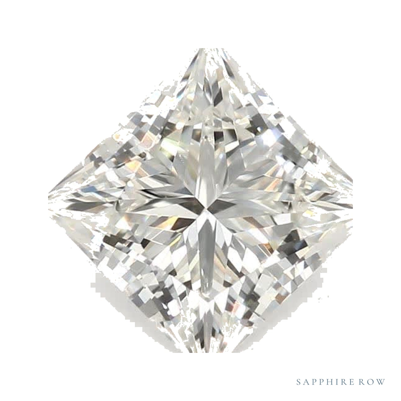0.98 ct Square Lab-Grown Diamond – I VS1 — Sapphire Row · cut · cut3 · cut4
