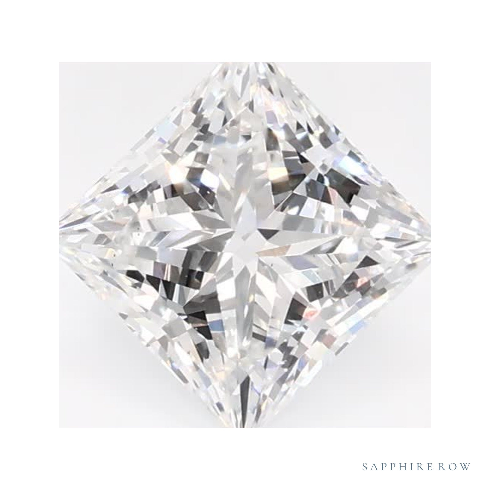 0.98 ct Square Lab-Grown Diamond – E VS2 — Sapphire Row · cut · cut3 · cut4