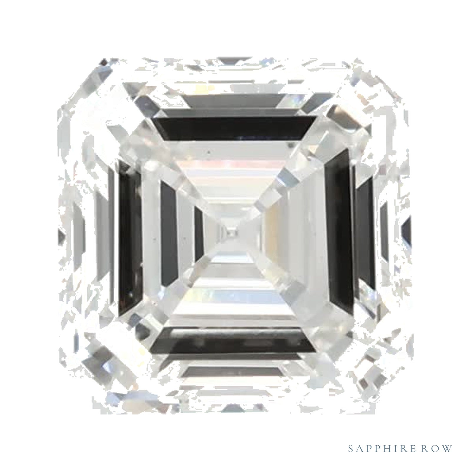 0.98 ct lab-grown diamond, asscher cut | Sapphire Row · cut4
