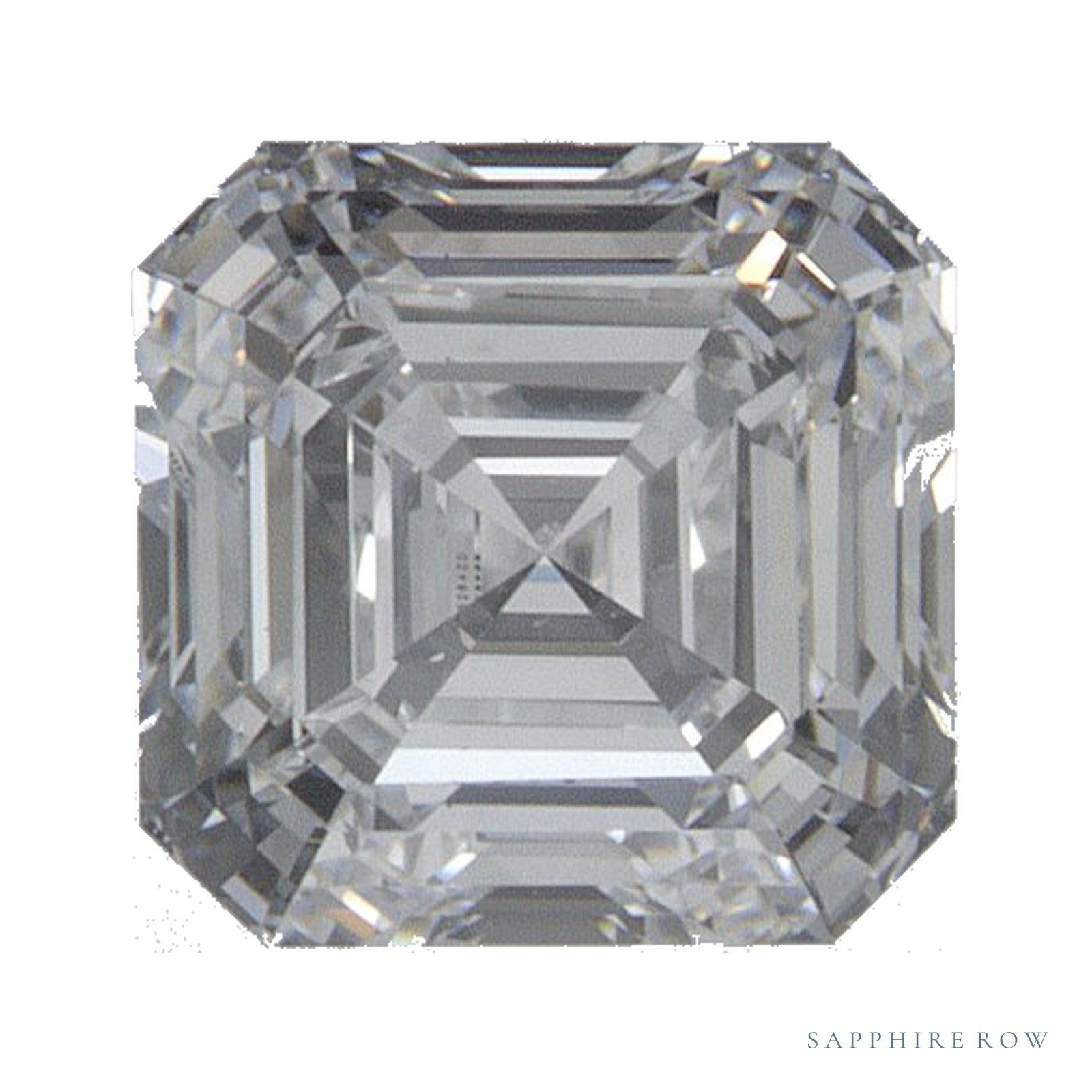 0.98 ct lab-grown diamond, asscher cut | Sapphire Row · cut4
