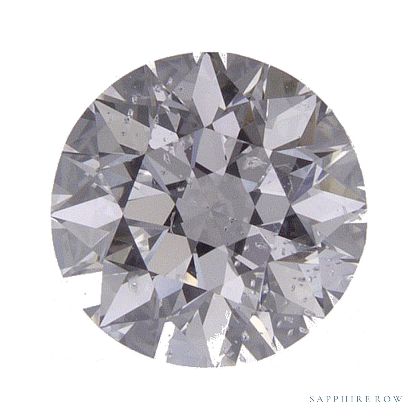 0.96 ct Round Natural Diamond – D SI2 — Sapphire Row · cut · cut3 · cut4