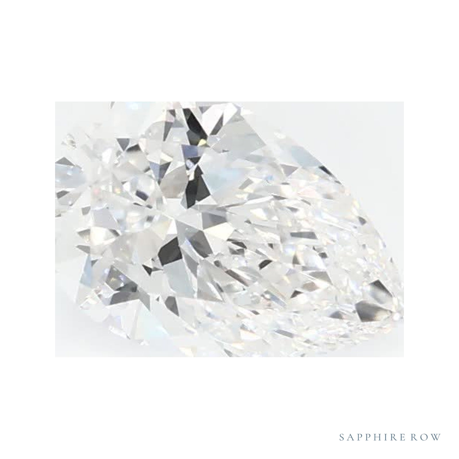 0.96 ct Pear Lab-Grown Diamond – D VVS2 — Sapphire Row · cut · cut3 · cut4