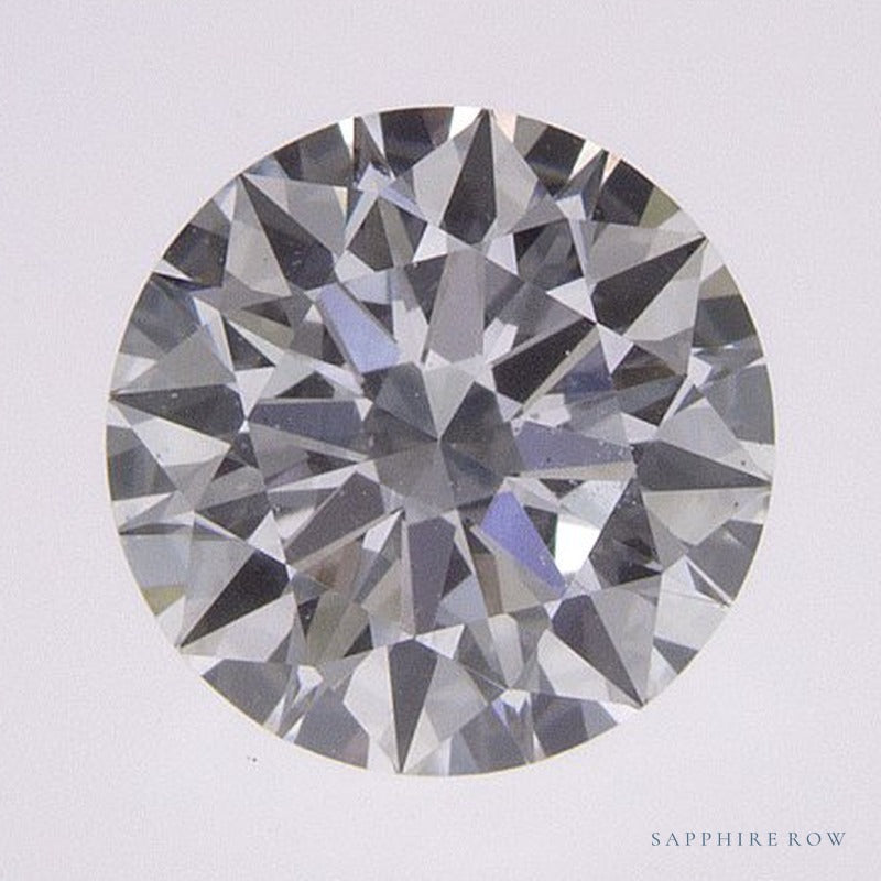 0.96 ct lab-grown diamond, round cut | Sapphire Row · cut7