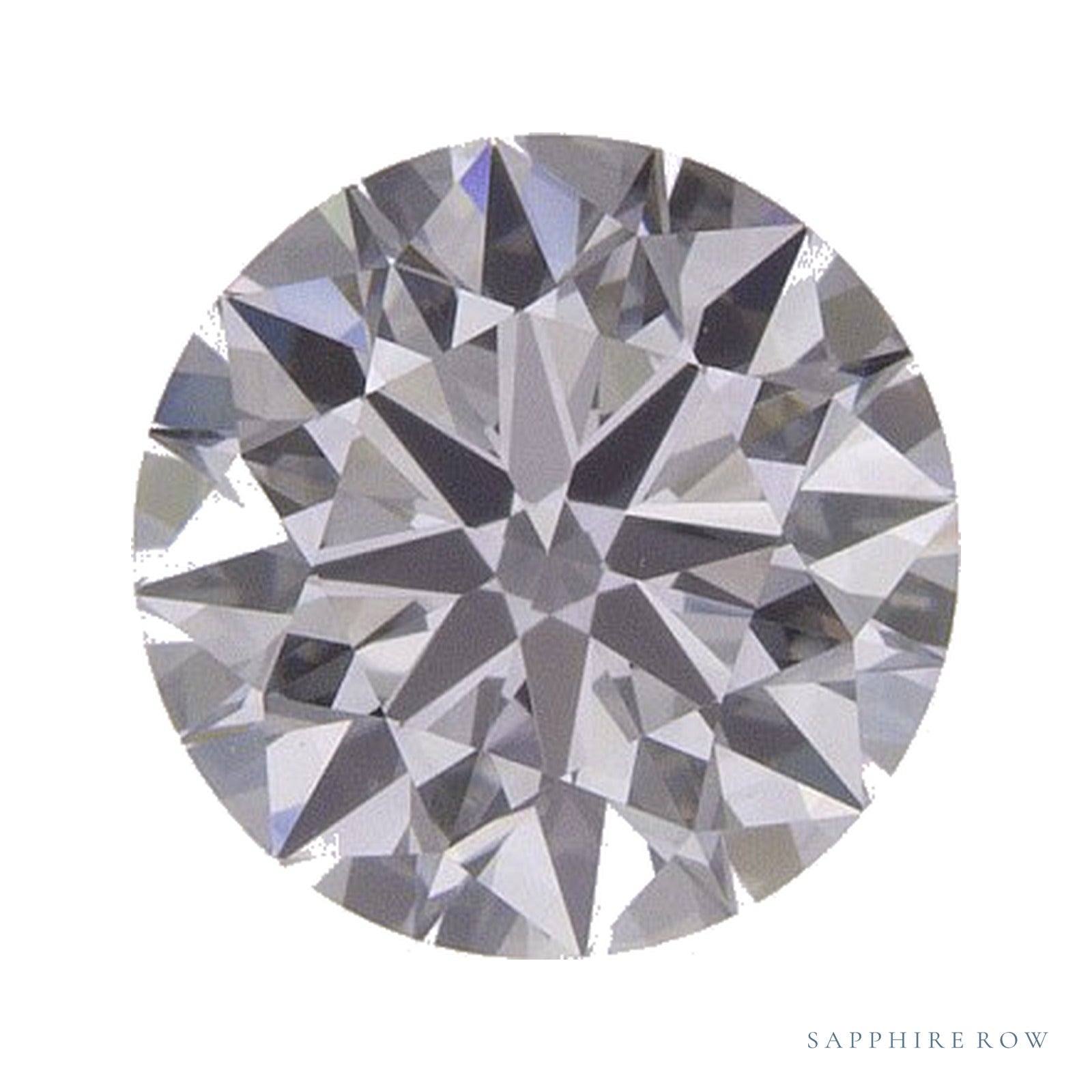 0.96 ct Round Lab-Grown Diamond – D VVS2 — Sapphire Row · cut · cut3 · cut4