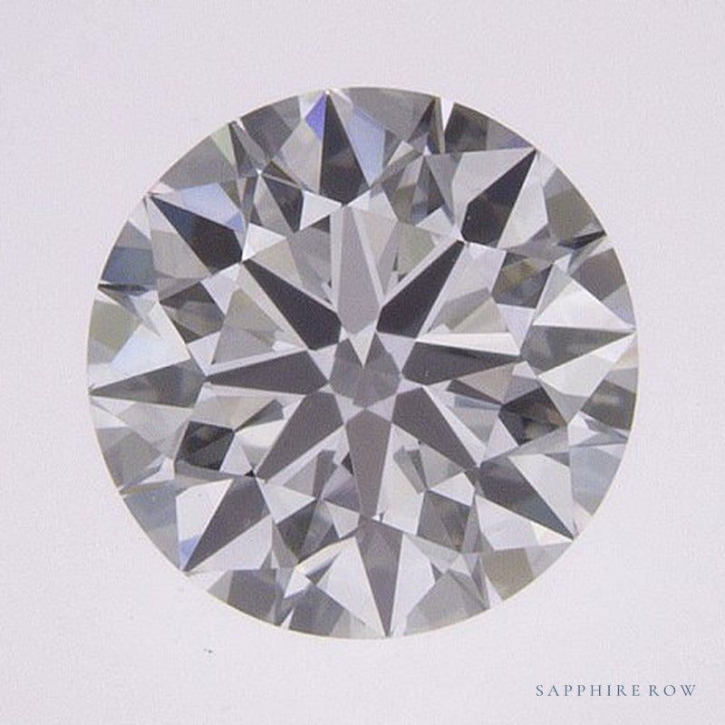 0.96 ct lab-grown diamond, round cut | Sapphire Row · cut7