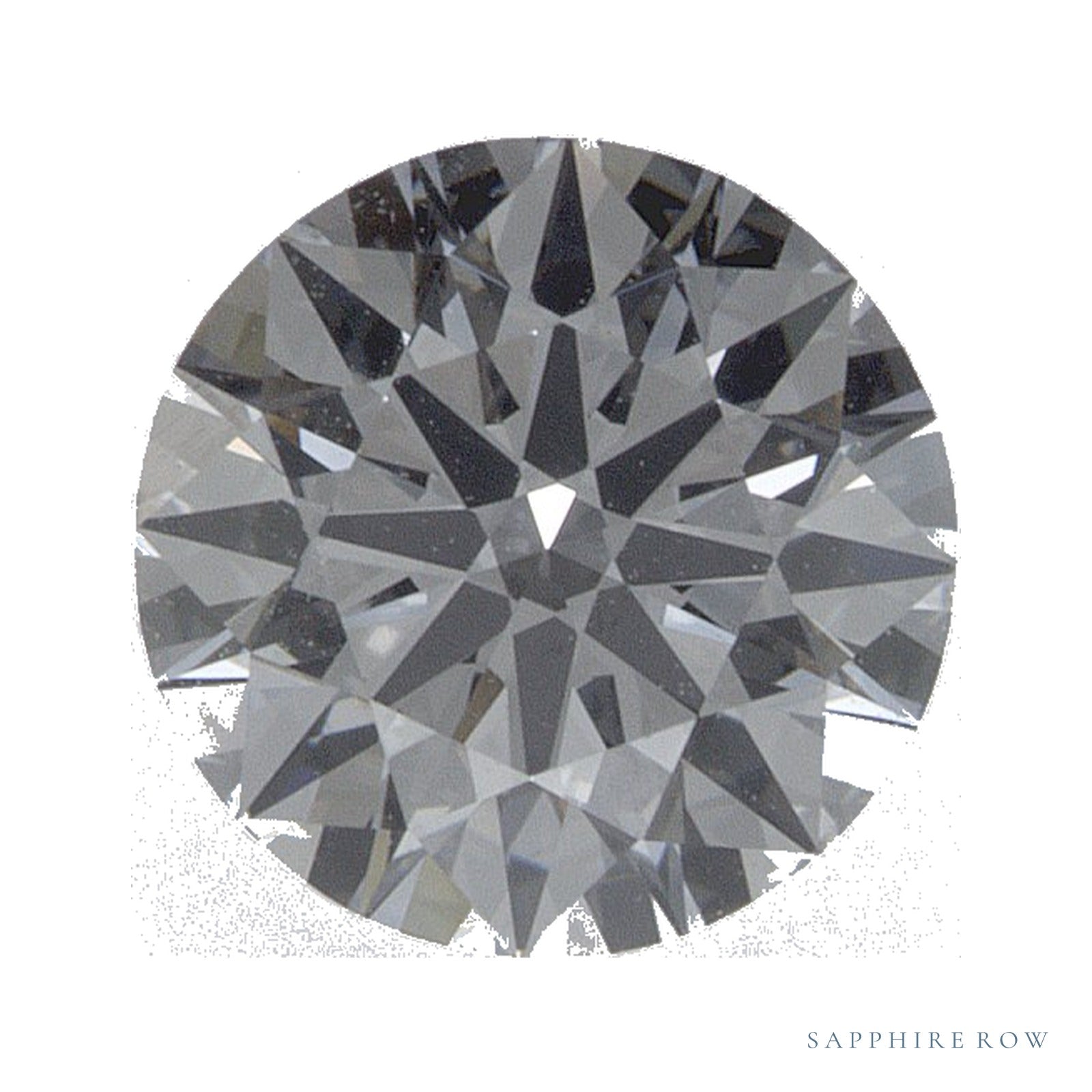 0.96 ct lab-grown diamond, round cut | Sapphire Row · cut4