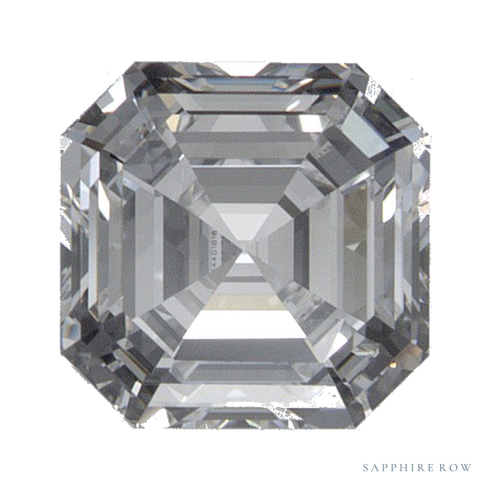 0.95 ct lab-grown diamond, asscher cut | Sapphire Row · cut4
