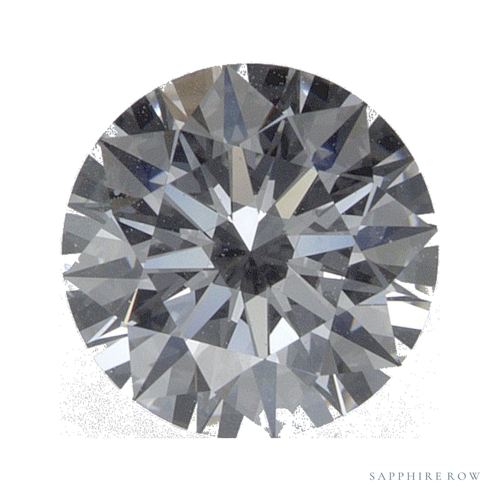 0.95 ct lab-grown diamond, round cut | Sapphire Row · cut4